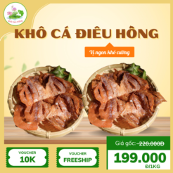 Khô cá điêu hồng